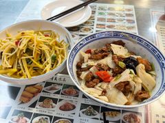 浆水菜拌土豆丝-老西安韩记三鲜煮馍(四府街店)
