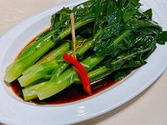 白灼广东芥兰-香港池仔记肠粉王(博多新记襄阳南路店)