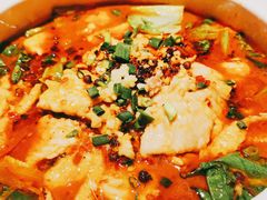 水煮肉片-绿茶餐厅(松江万达店)