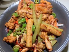 香锅鱿鱼虾-外婆小菜(东苑米兰广场店)