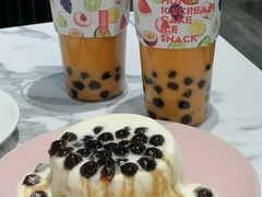 黑糖珍奶爆浆蛋糕-乐果甜心·潮汕冰室(南澳后宅分店)
