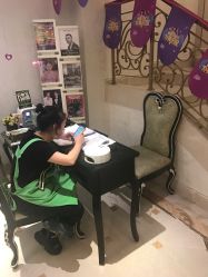 -孔雀手美甲美睫护理