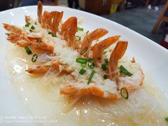 蒜蓉开边蒸虾-周锦记广式餐厅