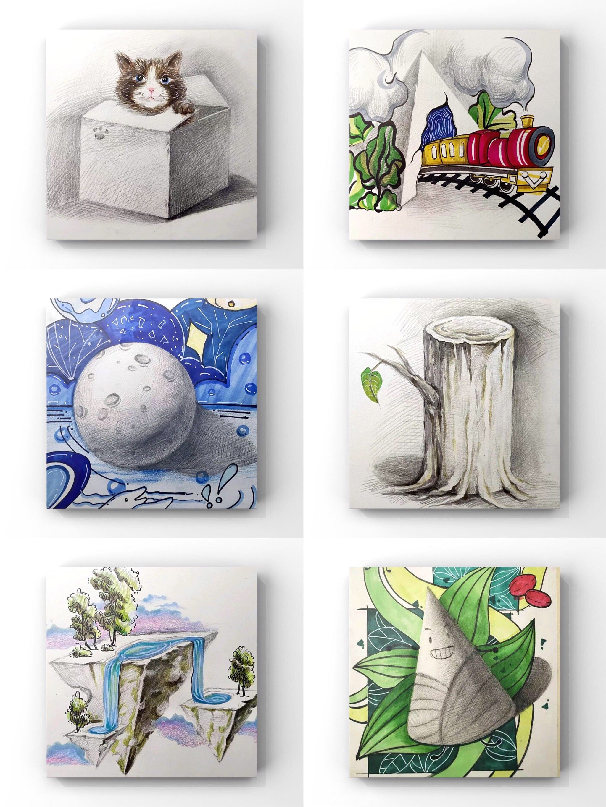 创意趣味素描!让素描不再枯燥🎨