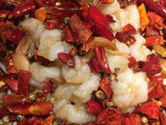 这个虾仁超级好吃，入口嫩嫩的，里面的豆芽也好好吃，有淡淡的辣味，都被我们挑着吃光了，要是辣椒能吃，我们估计也吃光了-偏偏喜欢你(国瑞购物中心店)