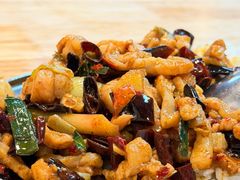 招牌夜夜香板筋盖饭-夜夜香特色板筋盖饭