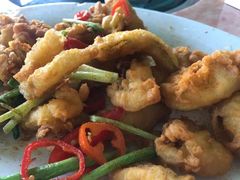 椒盐鱿鱼-淇沙湾渔村餐厅