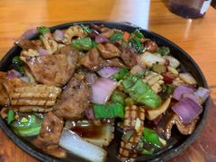 鱿鱼爆猪肝铁板-卢庄(江汉路店)