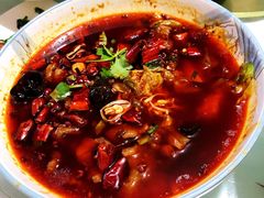 水煮肉片-闻道食府烙饼卷带鱼(原车耳营店原大觉寺店)