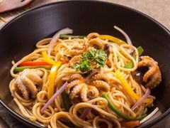 香辣八爪鱼炒意面-绿茵阁(体育西分店)
