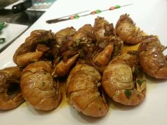 黄焗罗食虾-宝宇大连海鲜渔港(金奎大厦店)