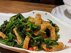 菠菜拌面筋-贯贯吉·清真餐厅(浙江中路店)