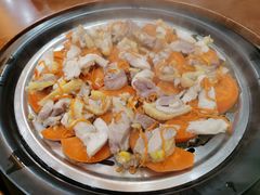 桑拿蒸扇鸡-晶莹品鲜.顺德鱼生.特色桑拿菜