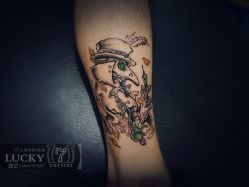-幸运7纹身刺青Lucky7tattoo