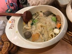 骨汤麻酱锅底-阿上阿上麻辣香锅&麻辣烫(朝阳蓝色港湾店)