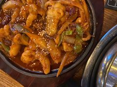 辣炒芝士鸡爪-包装马车·韩国料理·포장마차