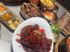 -草家酱蟹炭火烤肉店(珲春南路一店)