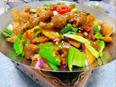 干锅肥肠-渔王川菜馆(镇邦路店)