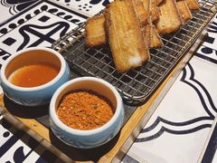 干炸带鱼-老头儿真传-老头儿油爆虾(胜利河美食街店)