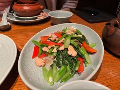 邓诺火腿炒芦竹笋桃仁-丽江金茂凯悦臻选酒店-滇香馆