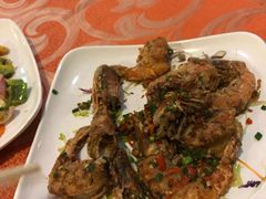 椒盐虾-灯笼馆海鲜餐厅