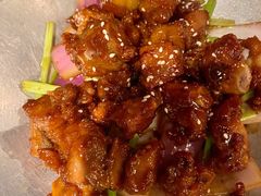 蒜香蜜汁排骨-绿茶餐厅(布吉万象汇店)