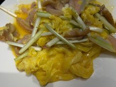 虾仁韭黄炒鸡蛋-日进一片海.生腌海鲜火锅.宵夜烧烤(三里屯总店)
