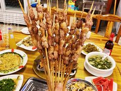 烤羊肉串-途肴·老农饭庄(百里峡店)