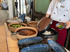 自助取餐区-万达文华酒店·48F云端窗景美食汇自助餐厅