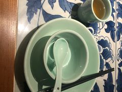 餐具摆设-绿茶餐厅(布吉万象汇店)