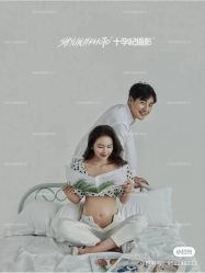 点击看大图 -十孕纪高端孕妇亲子摄影