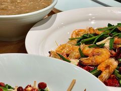 韭菜爆炒小河虾-宏状元现熬粥·京味菜(三里河店)