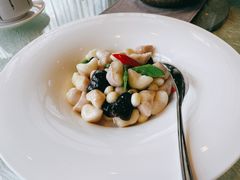 芥蓝嫩藕炒鲜莲子-太极禅苑