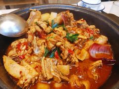 -蜀八婆鲍鱼鸡煲虾(宝安坪洲店)