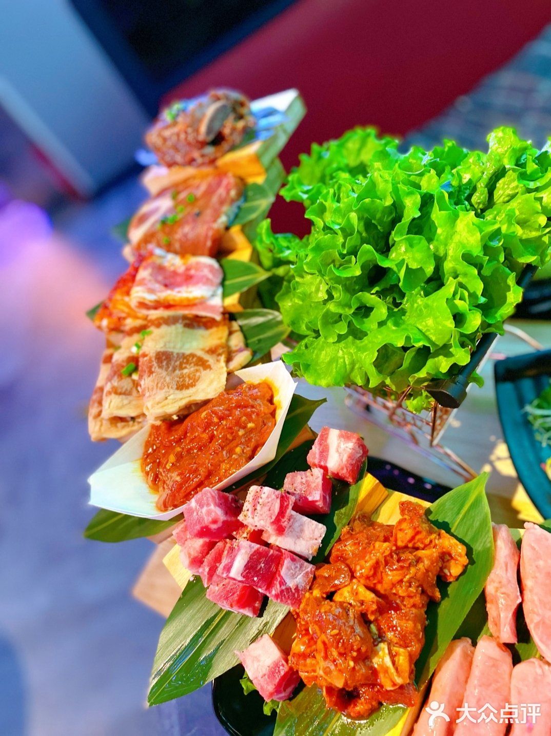 有点儿韩国🇰🇷烤肉🥩的味道[调皮]