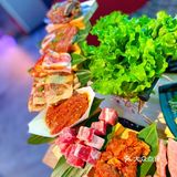 有点儿韩国🇰🇷烤肉🥩的味道[调皮]