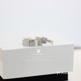 完美契合的结婚对戒钻戒