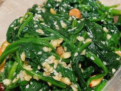 八宝菠菜-大眼锅贴水饺(河东店)