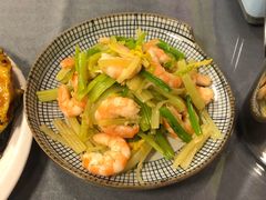 芹菜拌虾仁-潮音餐厅