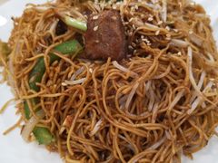 豉椒排骨炒面-喜莲咖啡