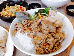 烤猪肉凉拌河粉-Le Chalet Dalat