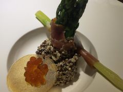 绿芦笋黎麦柚玛火腿鱼籽-鹿萤季·营地小馆(皇后公园店)