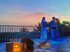-日落吧·海景咖啡厅·餐酒吧·鸡尾酒·下午茶·乐队表演·浪漫夕阳·三亚文华东方酒店