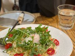 温泉蛋奶油培根细扁面-Brut Eatery悦璞食堂(愚园路店)