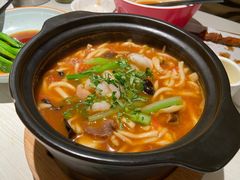 番茄牛肉剪刀面-九毛九西北菜(百信广场店)