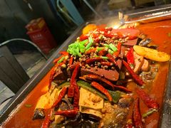 毛血旺烤鱼-探鱼·鲜青椒爽麻烤鱼(苏宁广场店)