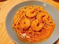 鲜虾茄汁意大利面-红小满休闲餐厅(十全街店)