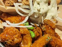 炸鸡翅一半一半-富乐满韩国正宗炸鸡韩国料理(虹泉路店)