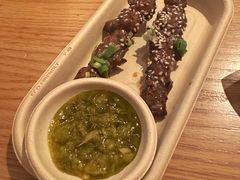 低温牛横膈膜串配青椒酱-下酒(华熙店)