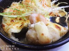 芝士焗虾佐薯茸-萨贝尔意式西餐厅(古城新梦店)